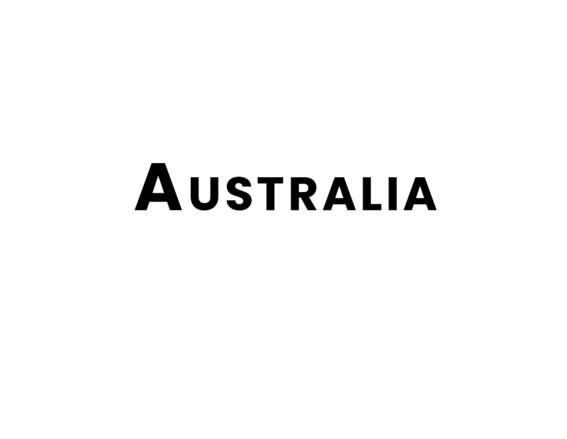 Australia Map with Name