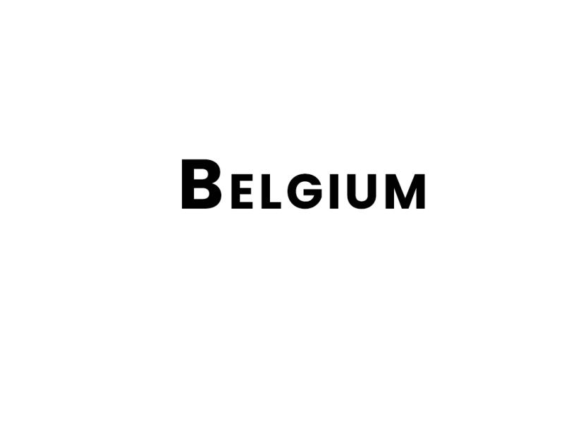 Belgium Map with Name