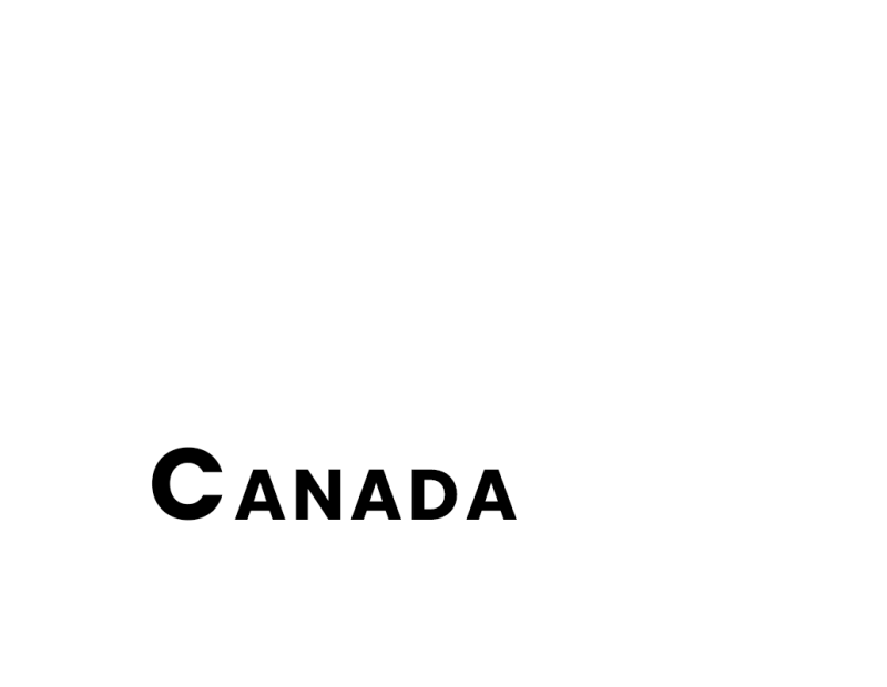 Canada Map with Name