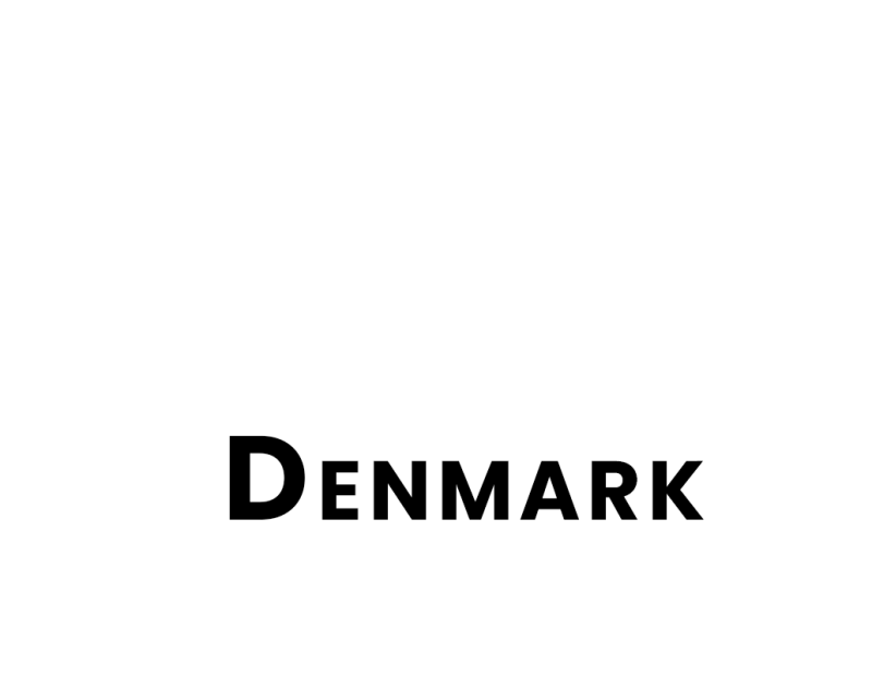 Denmark Map with Name